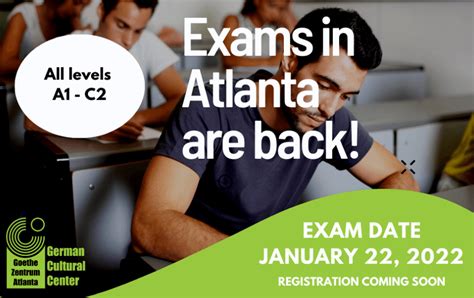 Goethe Exams in Atlanta .